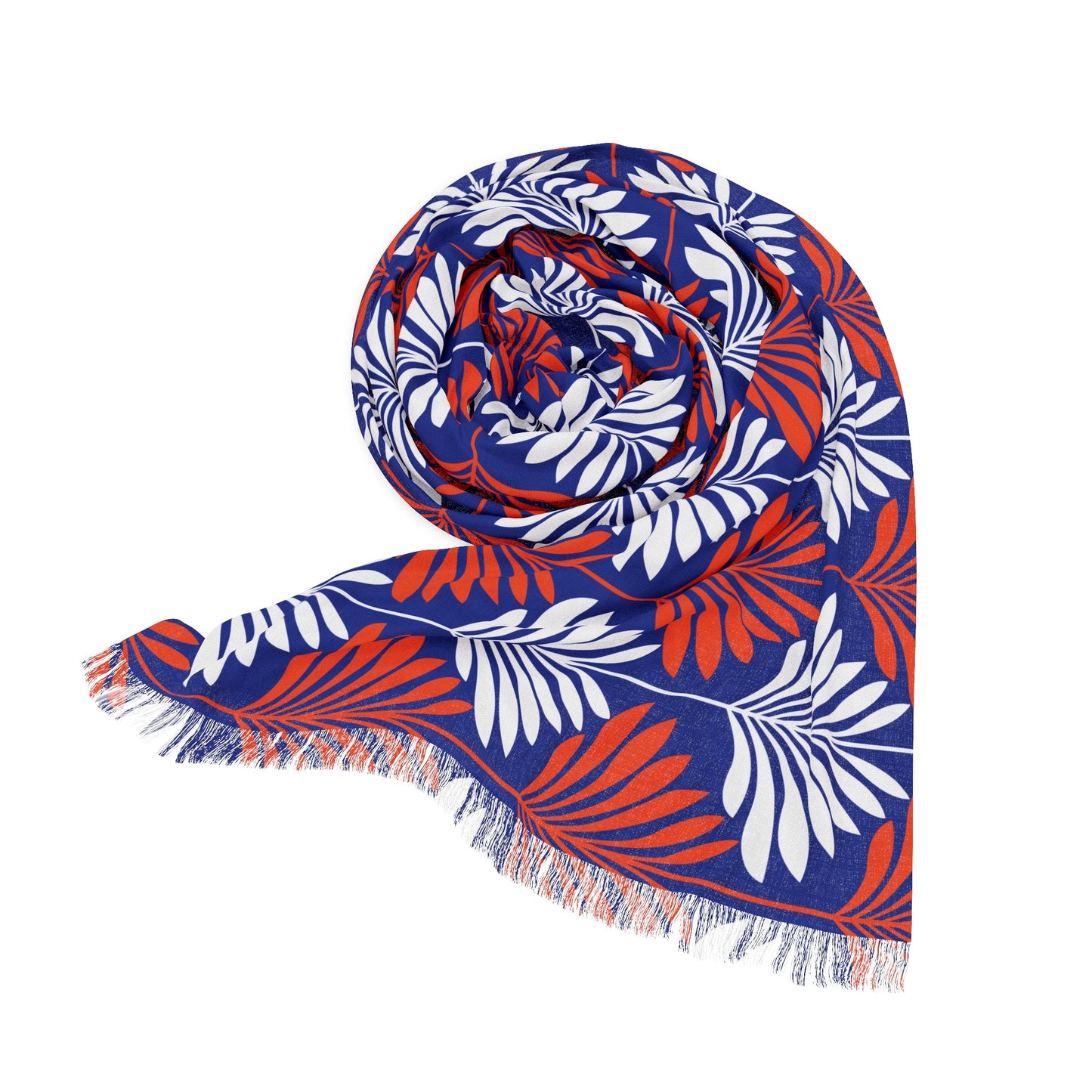 Scarf | Bright Blue & Orange | Deco