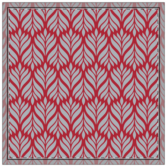 Napkins | Red & Gray | Palm