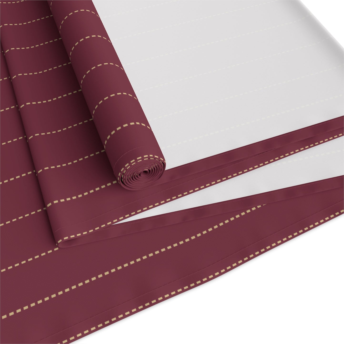 Table Runner | Maroon & Gold | Pinstripe