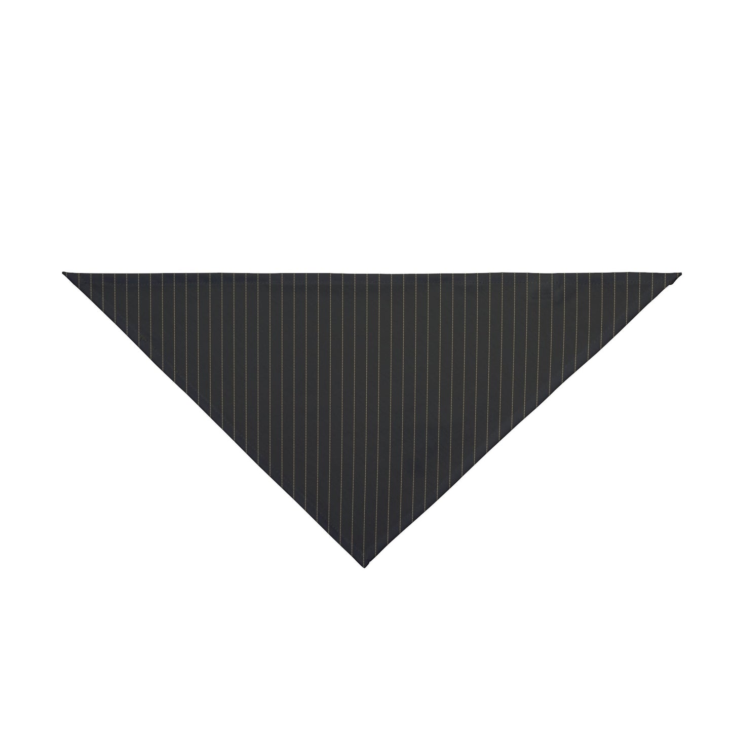 Pet Bandana | Black & Gold | Pinstripe
