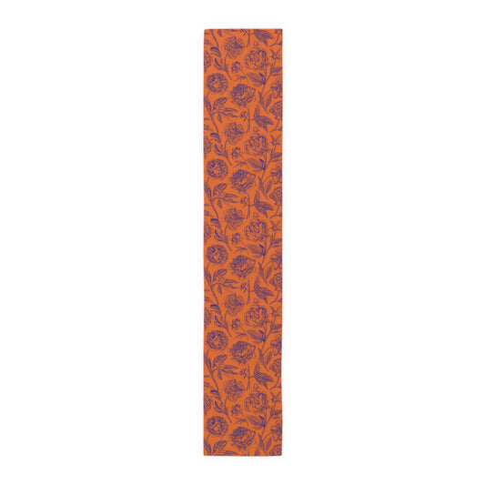 Table Runner | Clemson, South Carolina | Peony