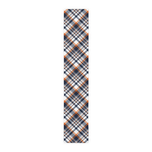 Table Runner | Orange & Blue | Tartan