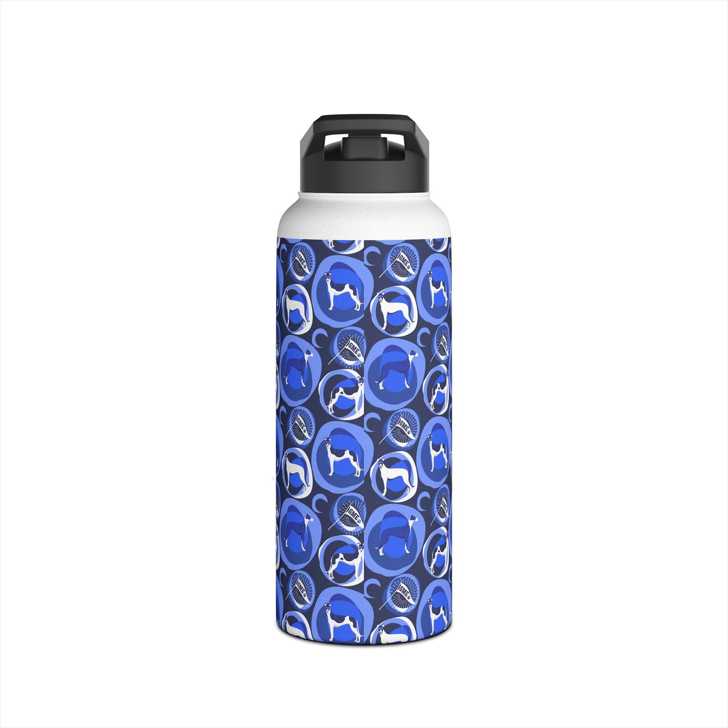 Insulated Water Bottle | Greyhounds | Blue Bubbles