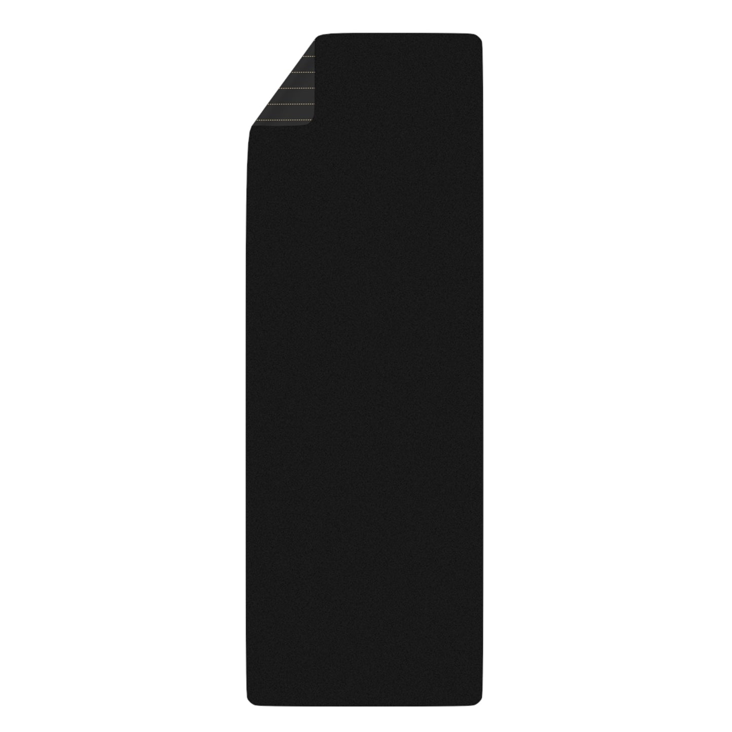 Yoga Mat | Black & Gold | Pinstripe