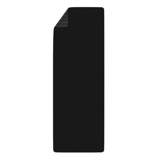 Yoga Mat | Black & Gold | Pinstripe