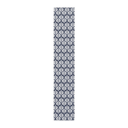 Table Runner | Navy & White | Palm