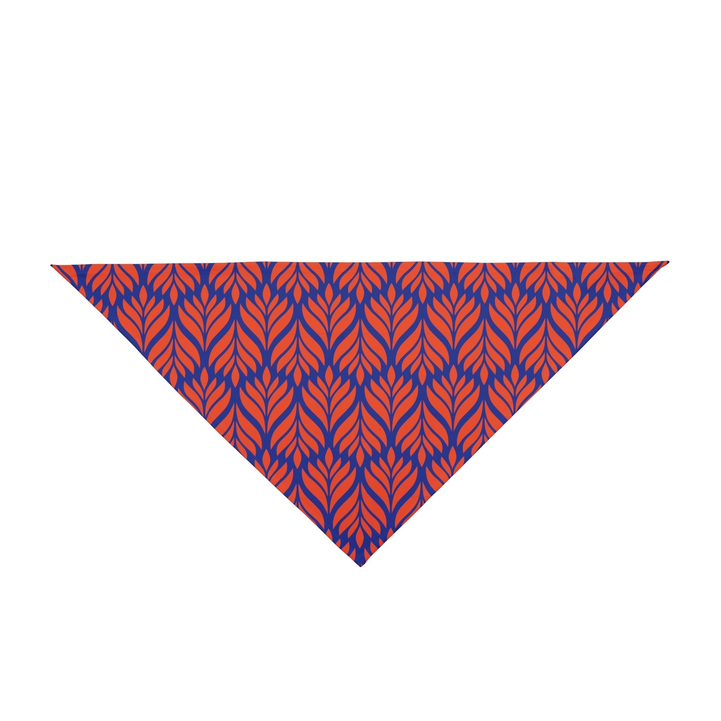 Pet Bandana | Bright Blue & Orange | Palm
