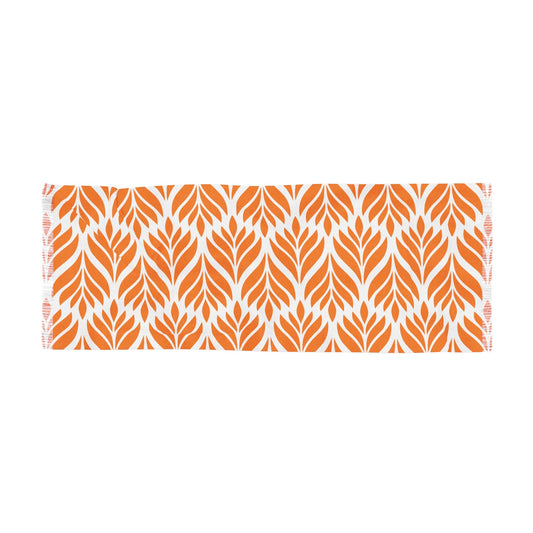 Scarf | Orange & White | Palm