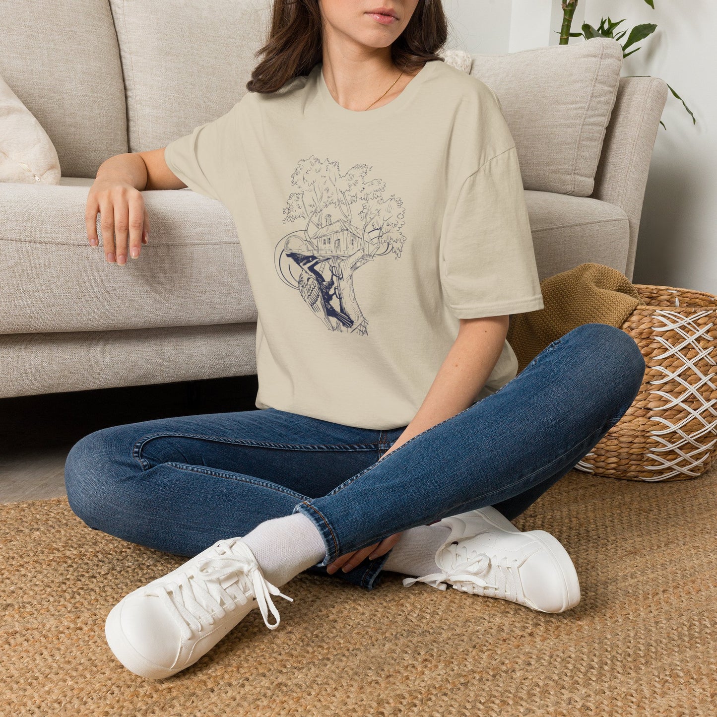 NYP Adult Tee | Woodpecker Construction