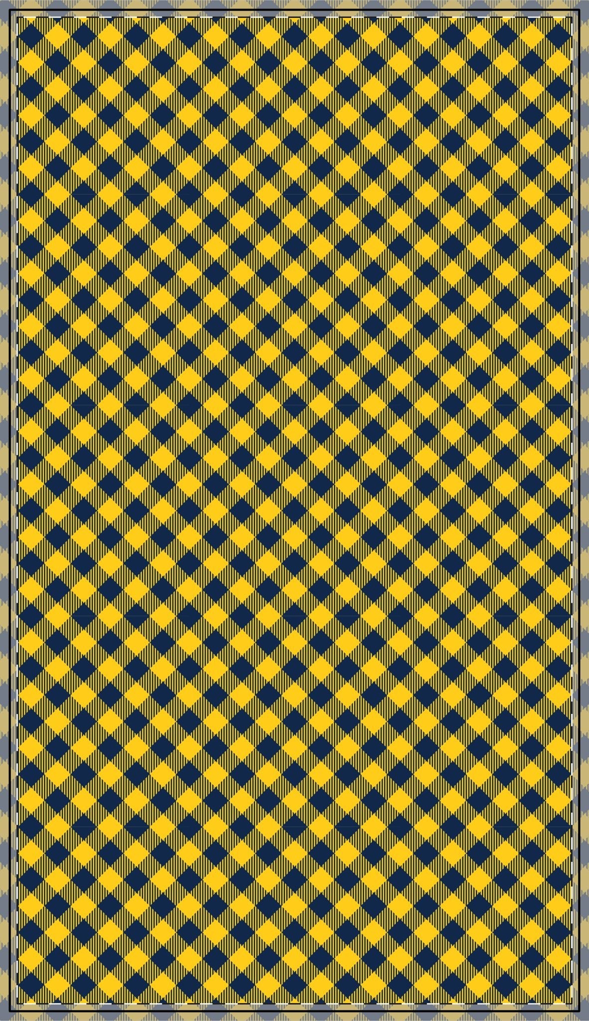 Tablecloth | Yellow & Blue | Gingham