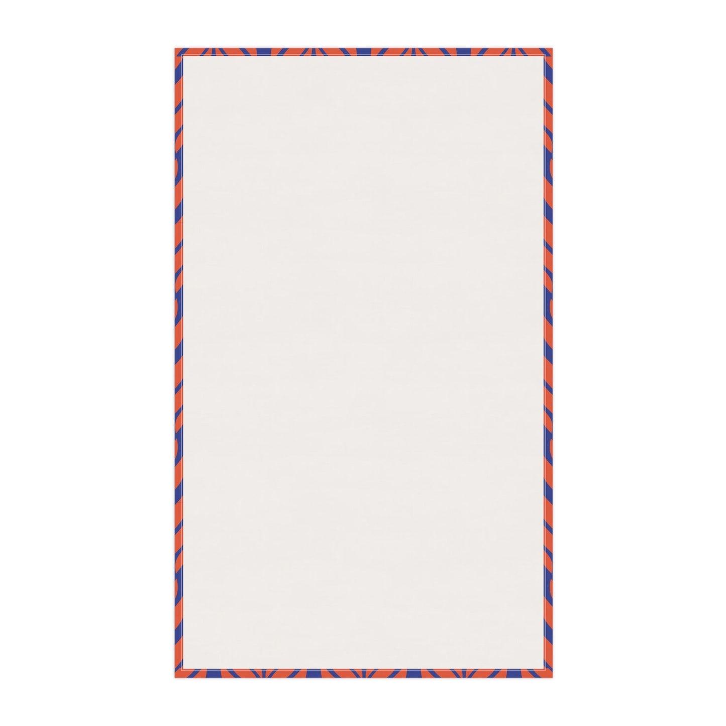 Tea Towel | Bright Blue & Orange | Palm