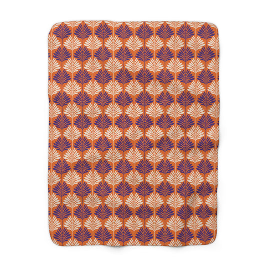 Sherpa Fleece Blanket | Clemson, South Carolina | Deco
