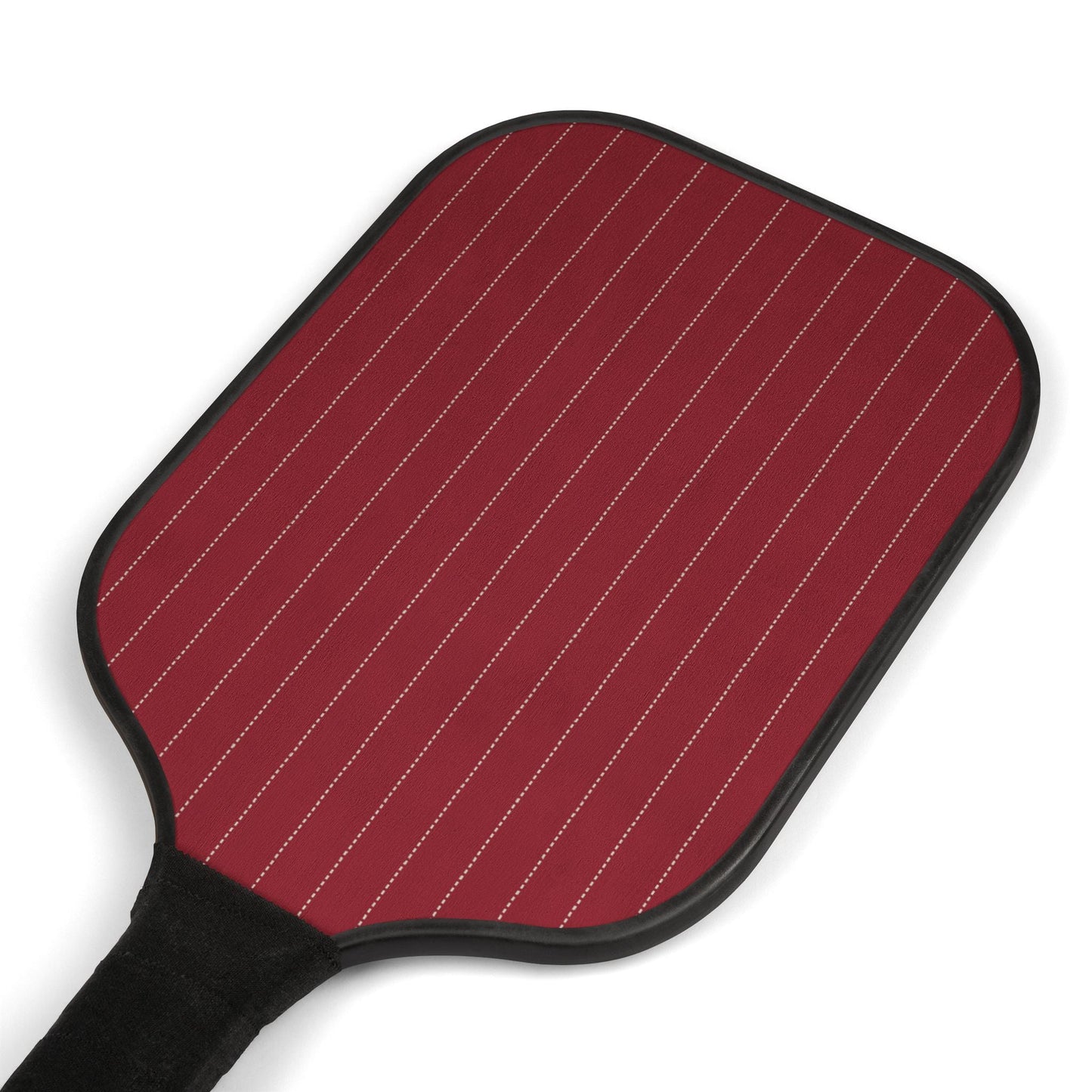 Pickleball Paddle Kit | Maroon & White | Pinstripe