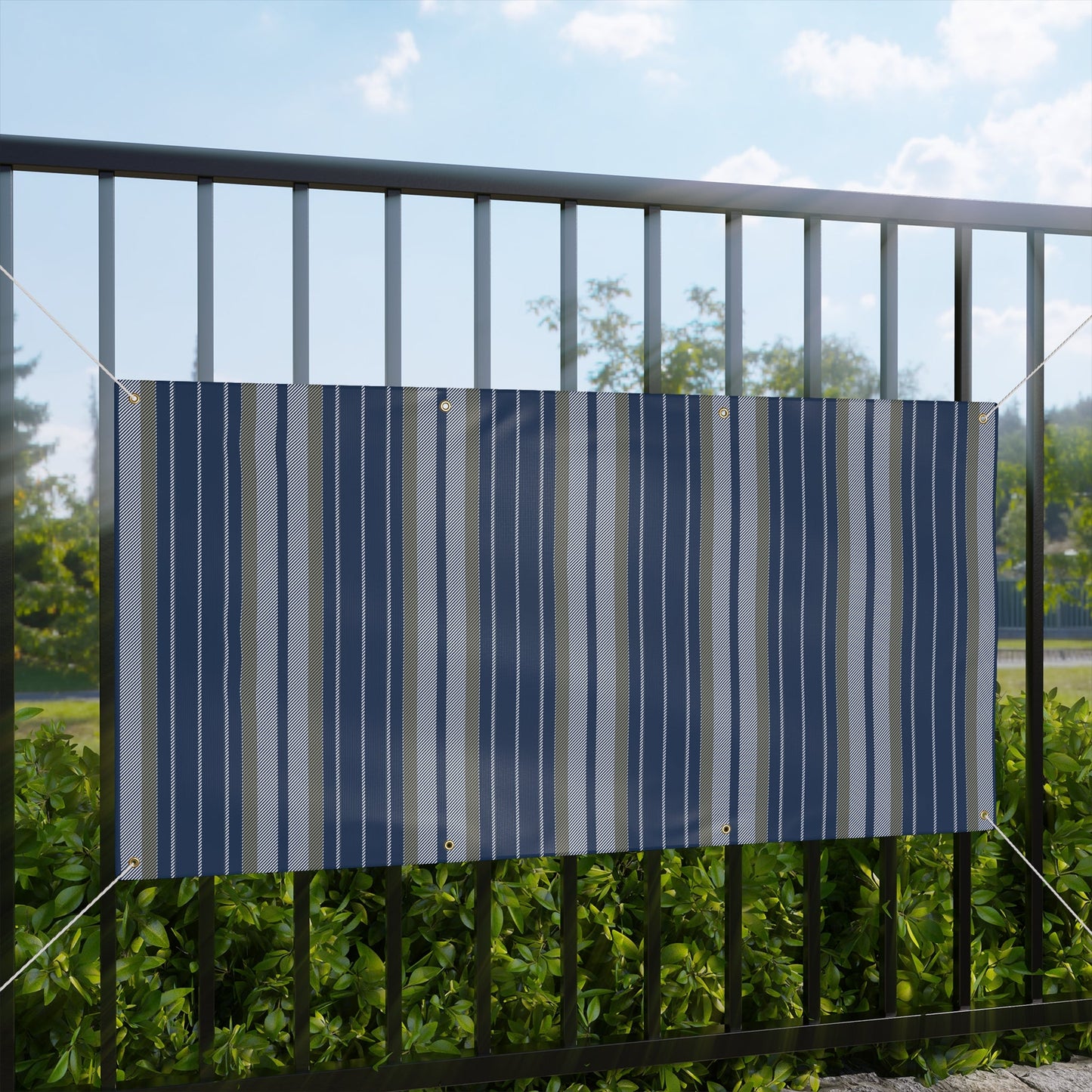 Banner | Gold & Blue | Stripe