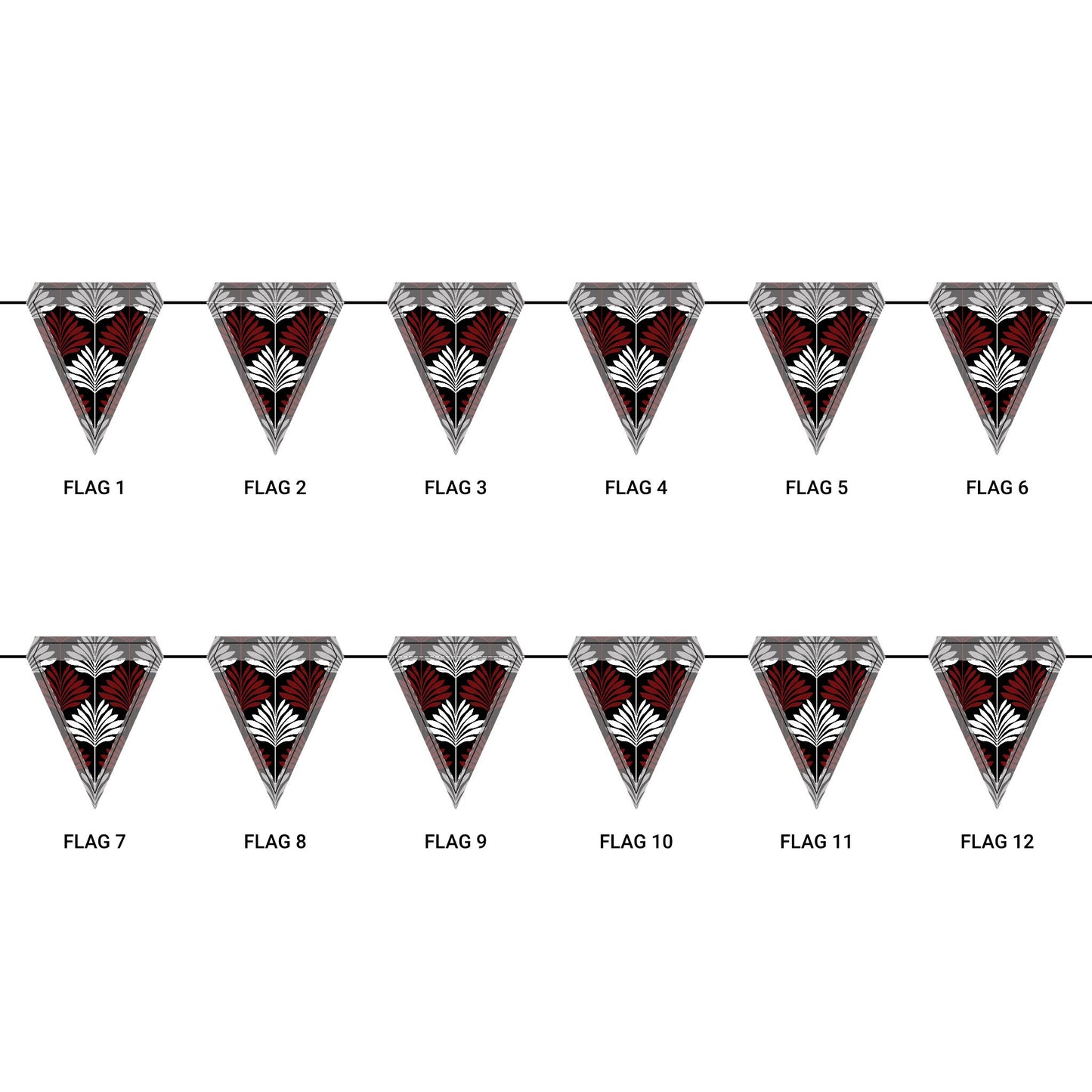 Flag Garland | Columbia, South Carolina | Deco