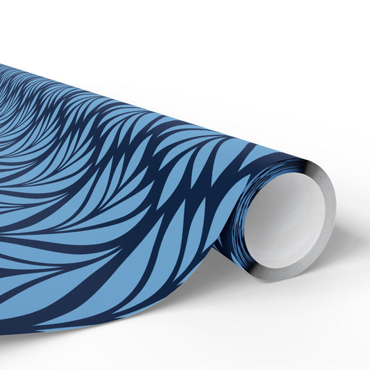 Gift Wrap | Light Blue & White | Palm