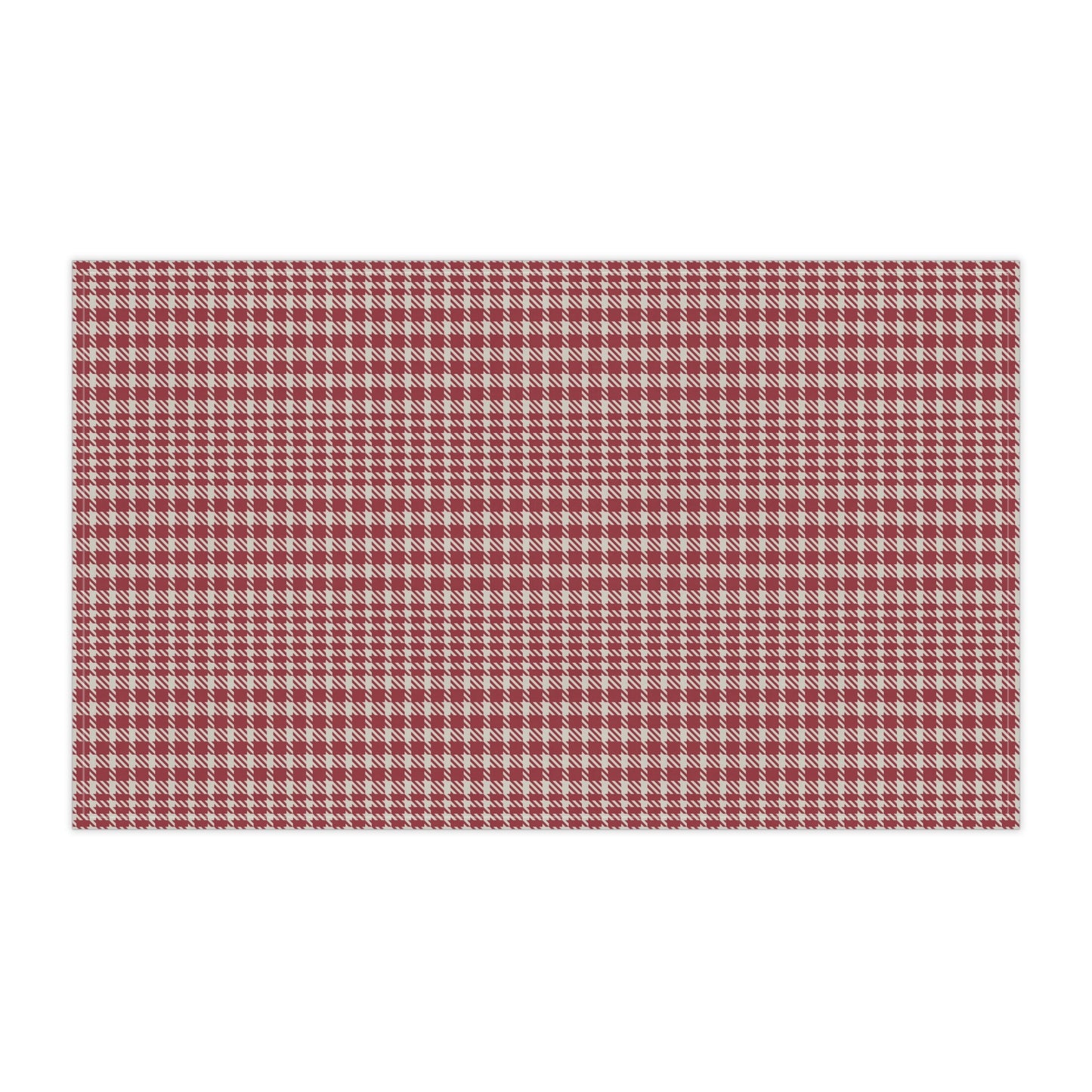 Tea Towels | Maroon & White | Tweed