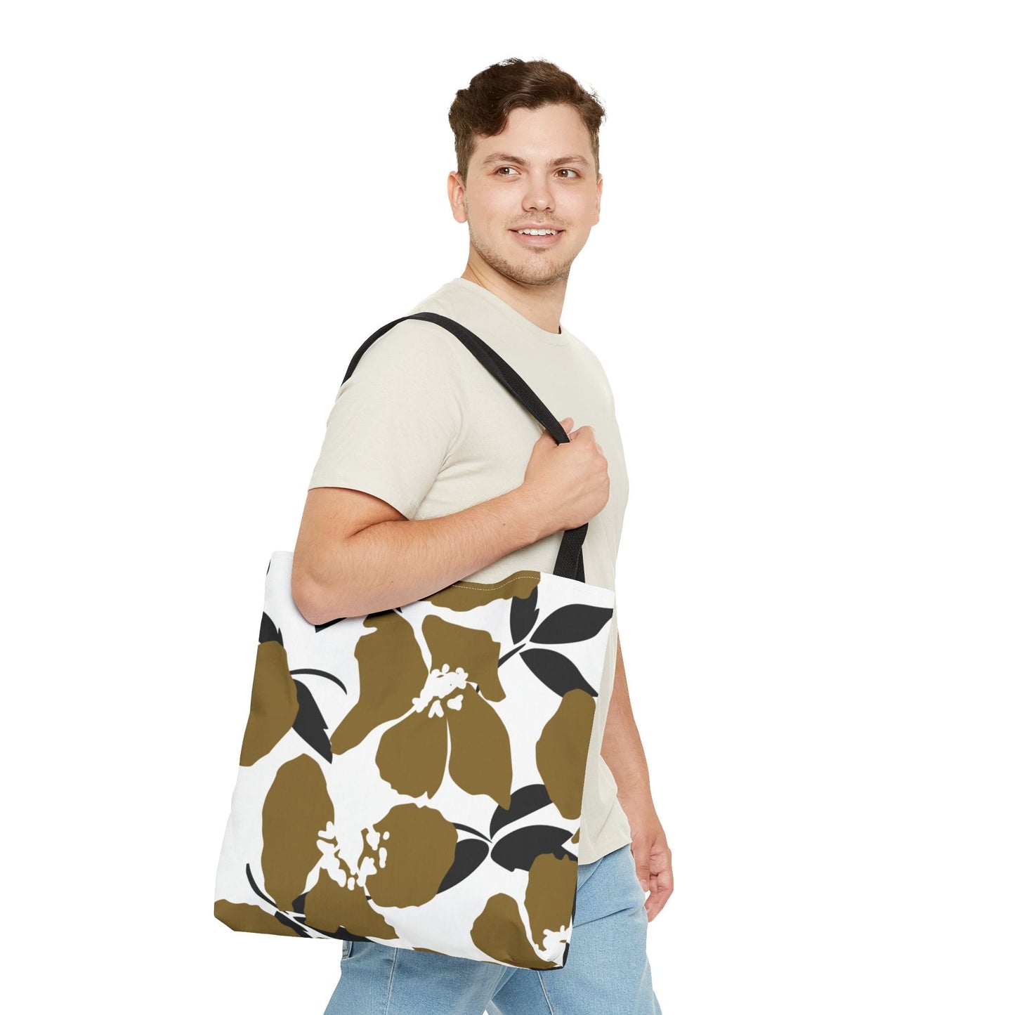 Tote Bag | Black & Gold | Poppy