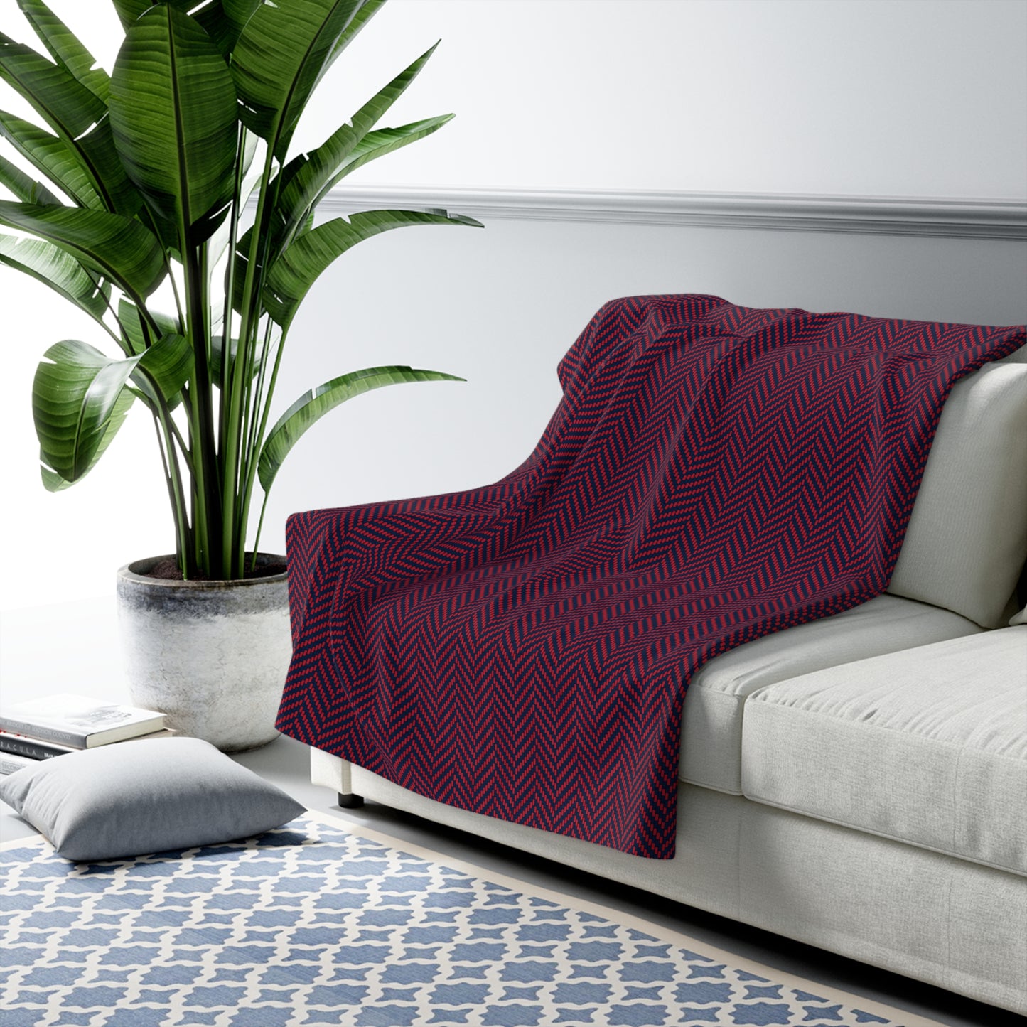 Sherpa Blanket | Oxford, Mississippi | Herringbone