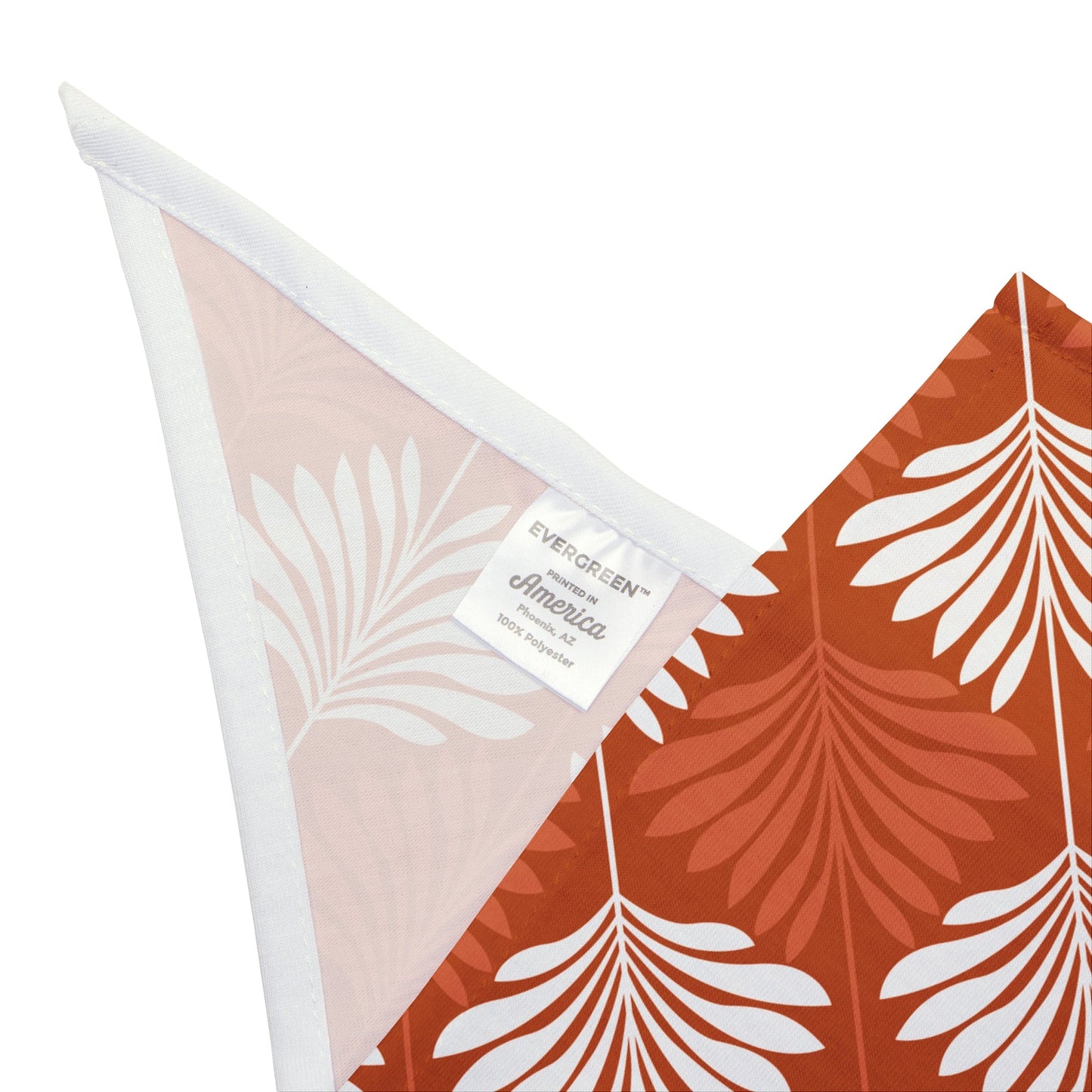 Pet Bandana | Dark Orange & White | Deco