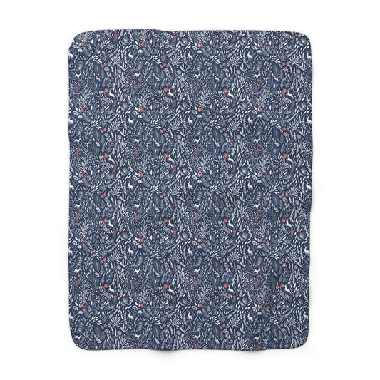 Sherpa Fleece Blanket | Charlottesville, Virginia | Fauna