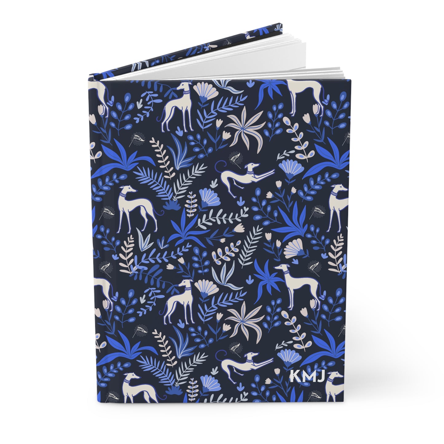 Monogram Journal | Greyhounds | Blue Fern
