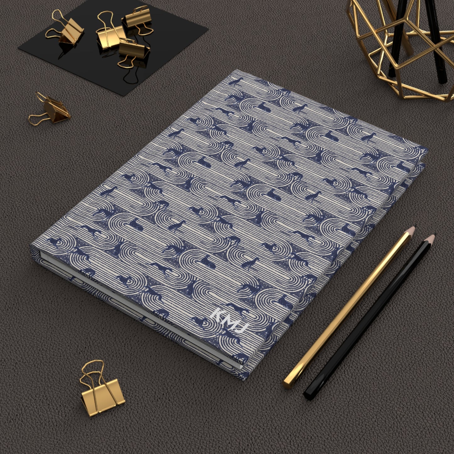 Monogram Journal | Greyhounds | Blue Track