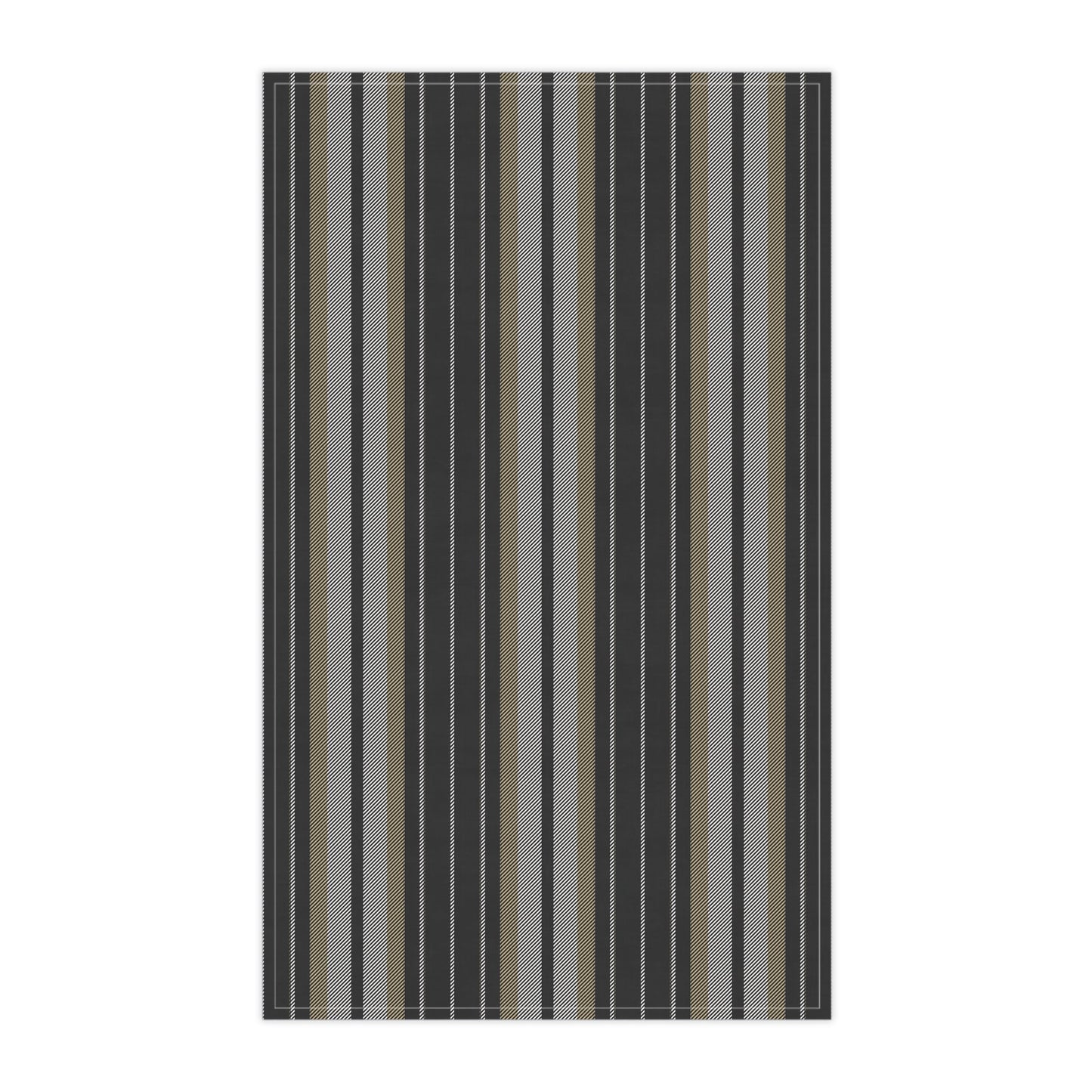 Tea Towels | Black & Gold | Stripe