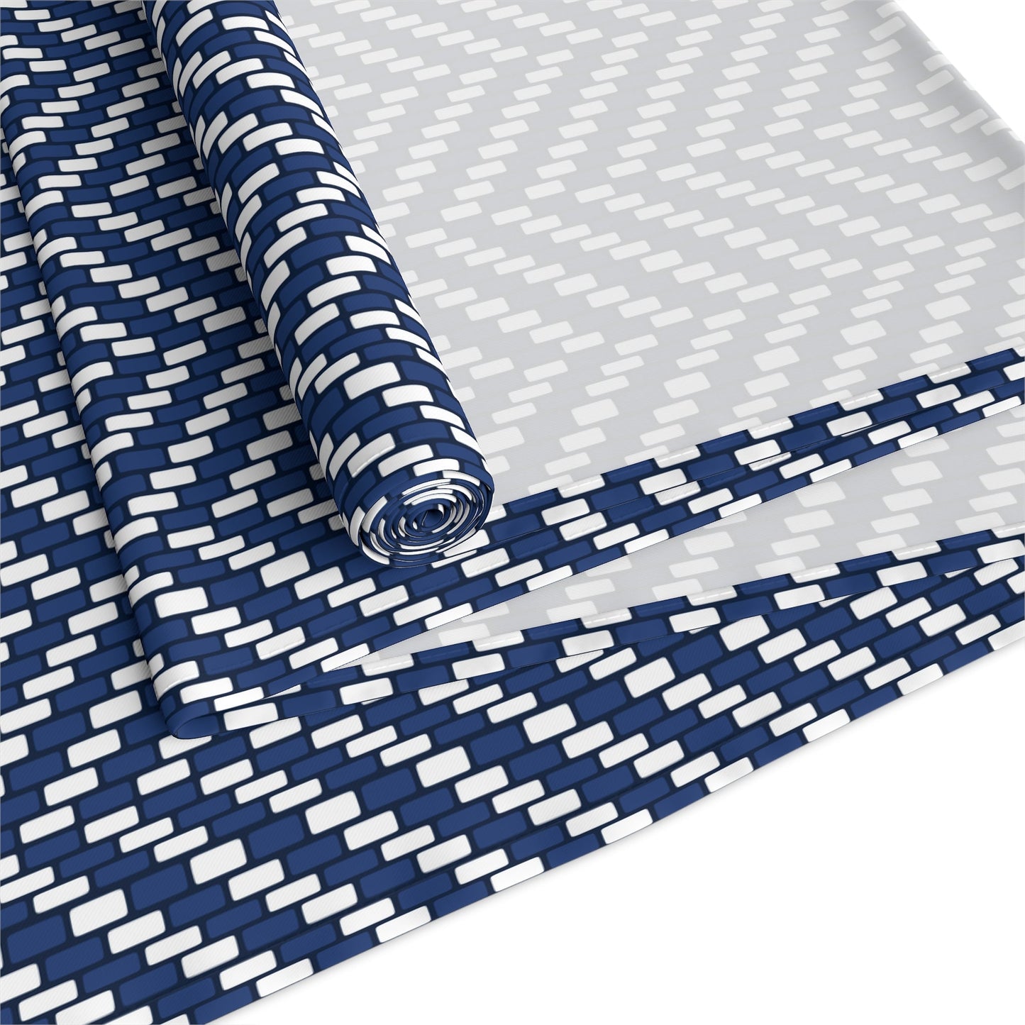 Table Runner | Navy & White | Herringbone