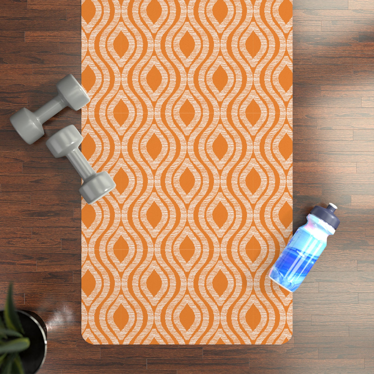 Yoga Mat | Orange & White | Ogee