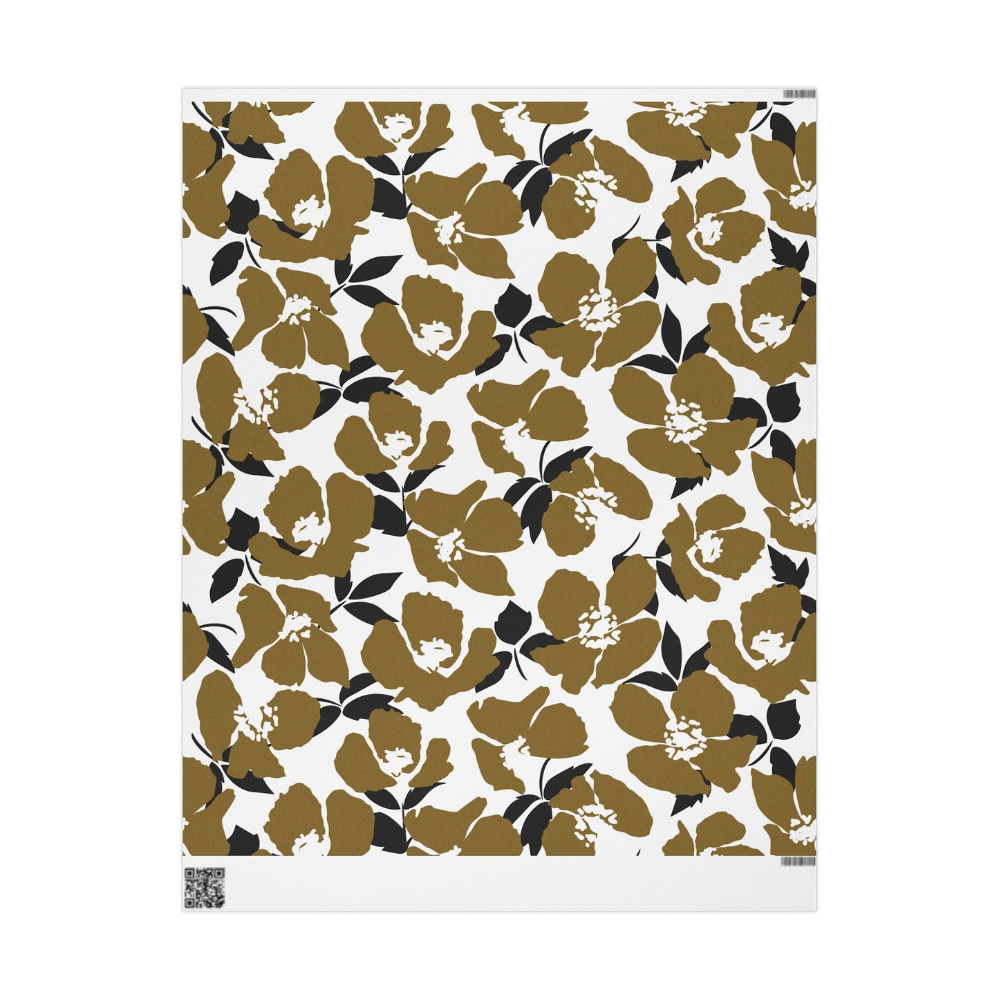 Gift Wrap | Black & Gold | Poppy