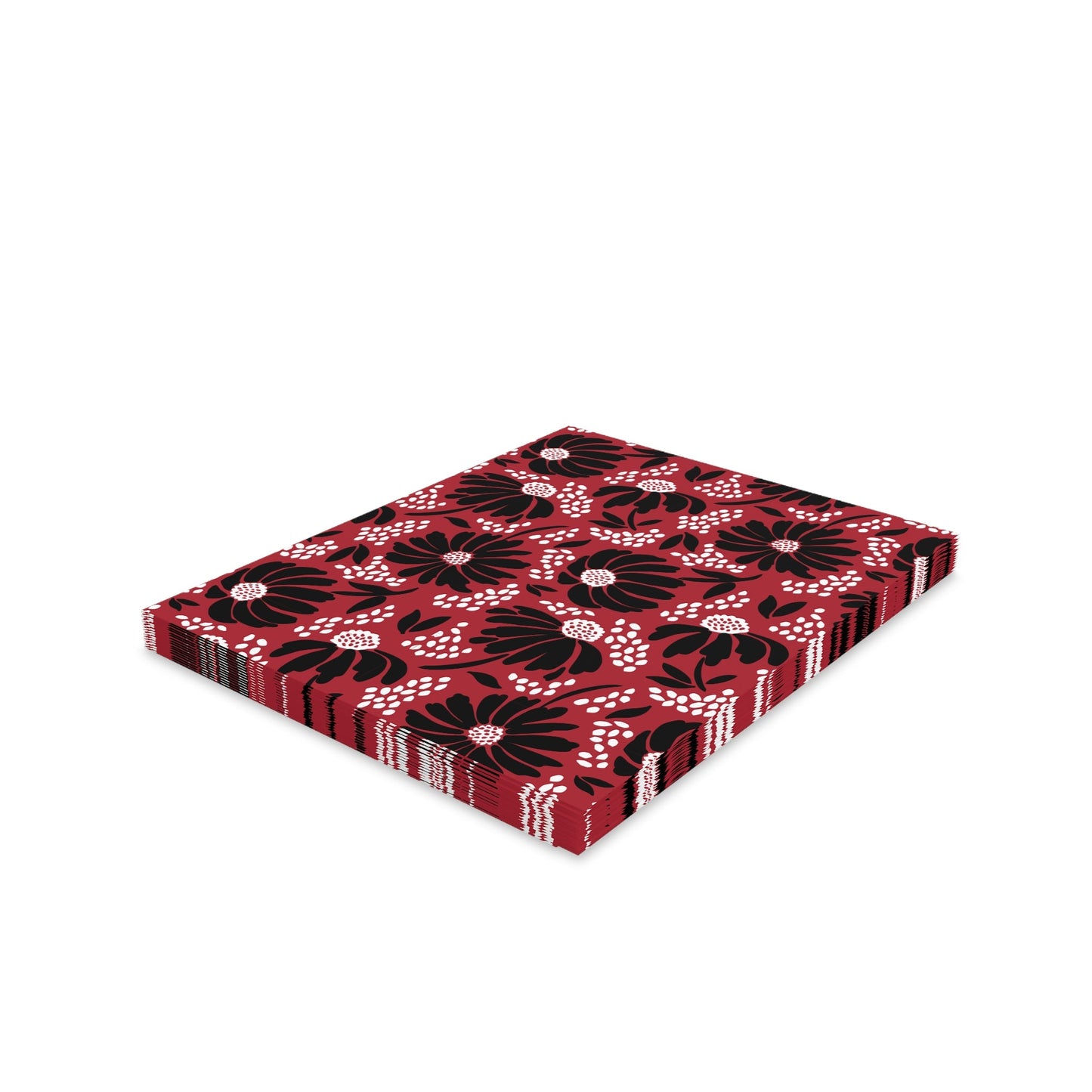 Notecards Set | Red & Black | Bellis
