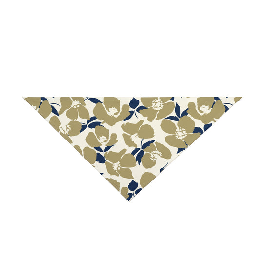 Pet Bandana | Blue & Gold | Poppy