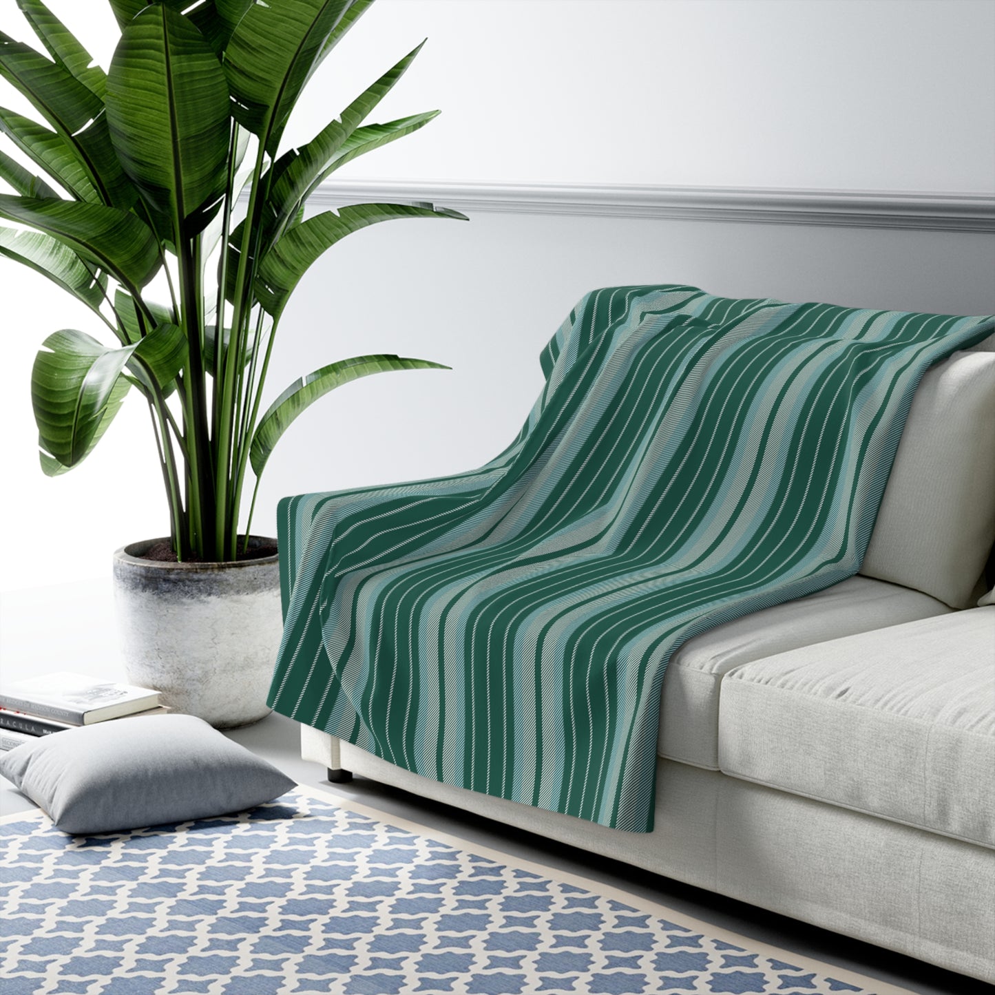 Sherpa Blanket | New Orleans, Louisiana | Stripe