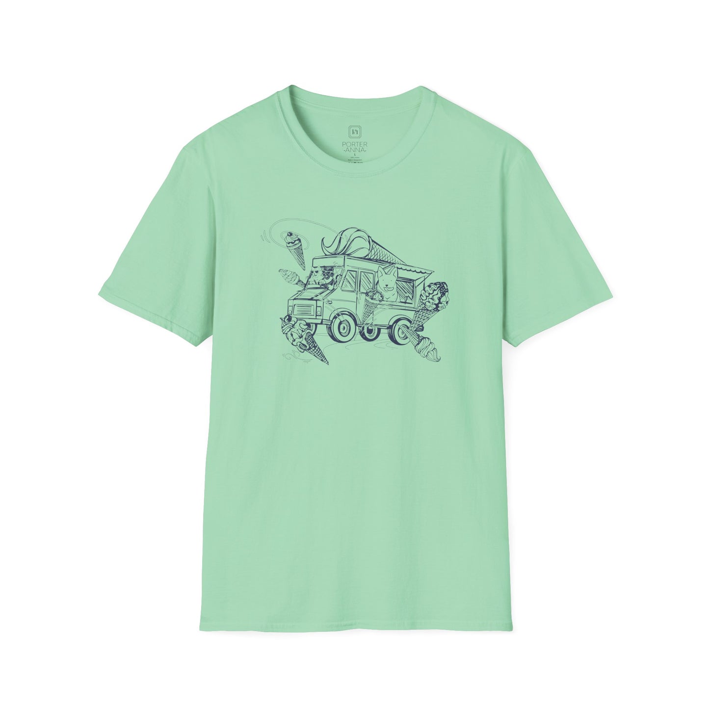 NYP Adult Tee | Cat Ice Cream