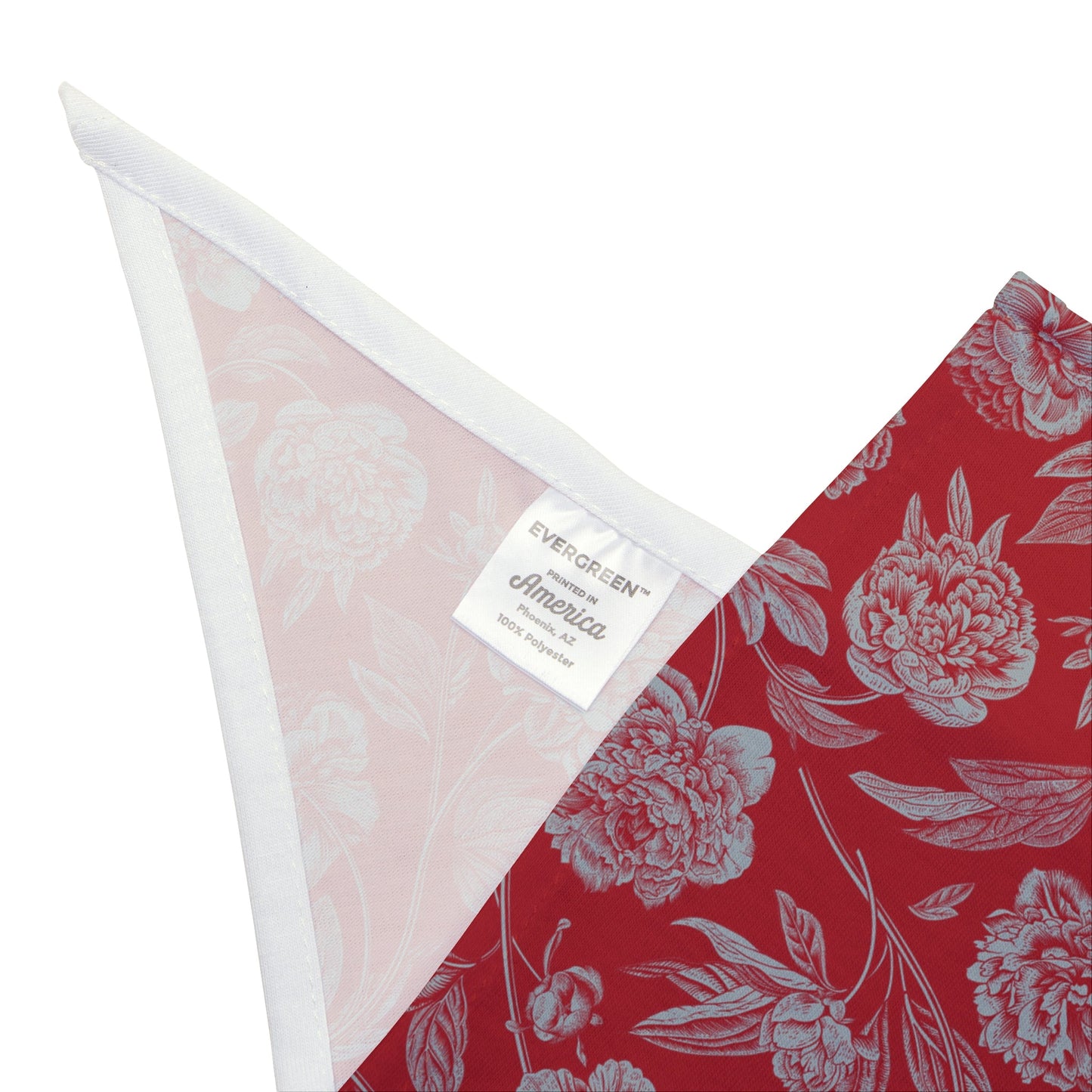 Pet Bandana | Red & Gray | Peony