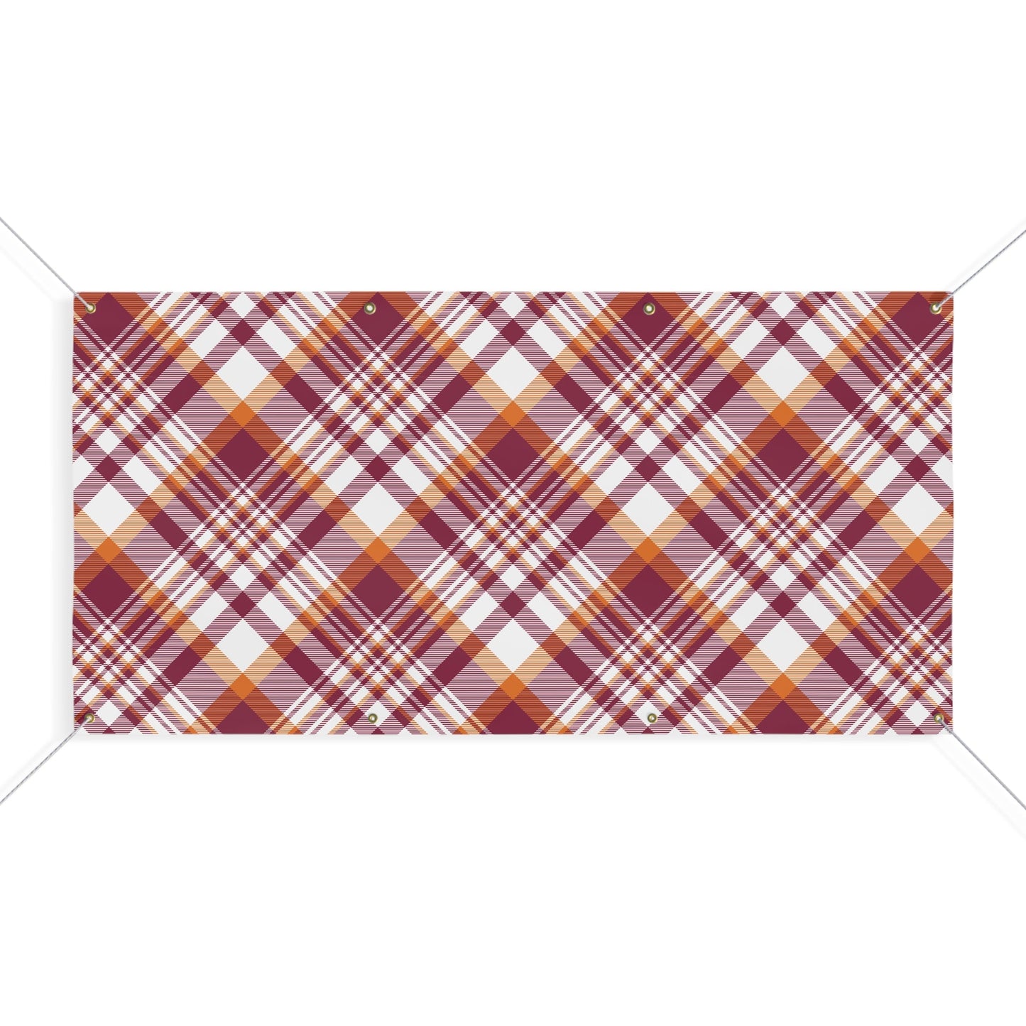 Banner | Maroon & Orange | Tartan