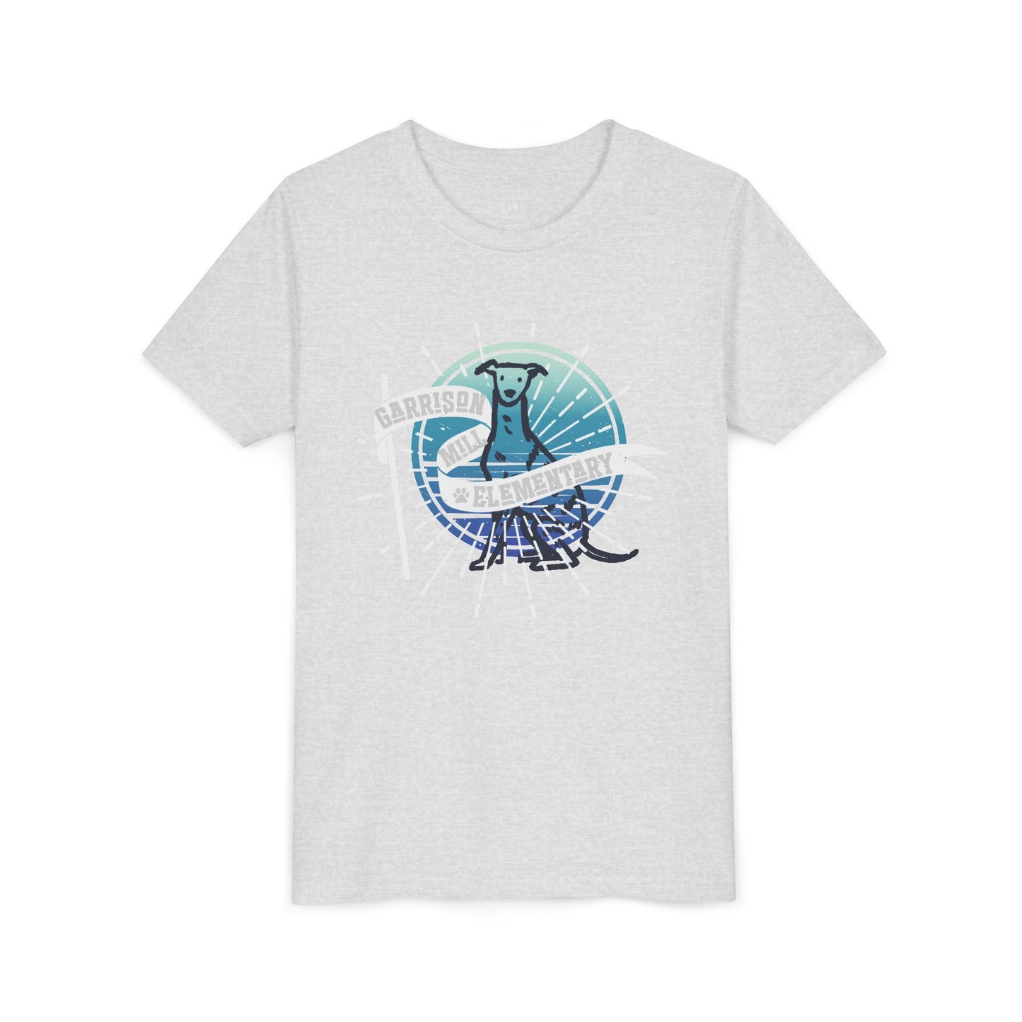 Youth Tee | Greyhounds | Teal Burst