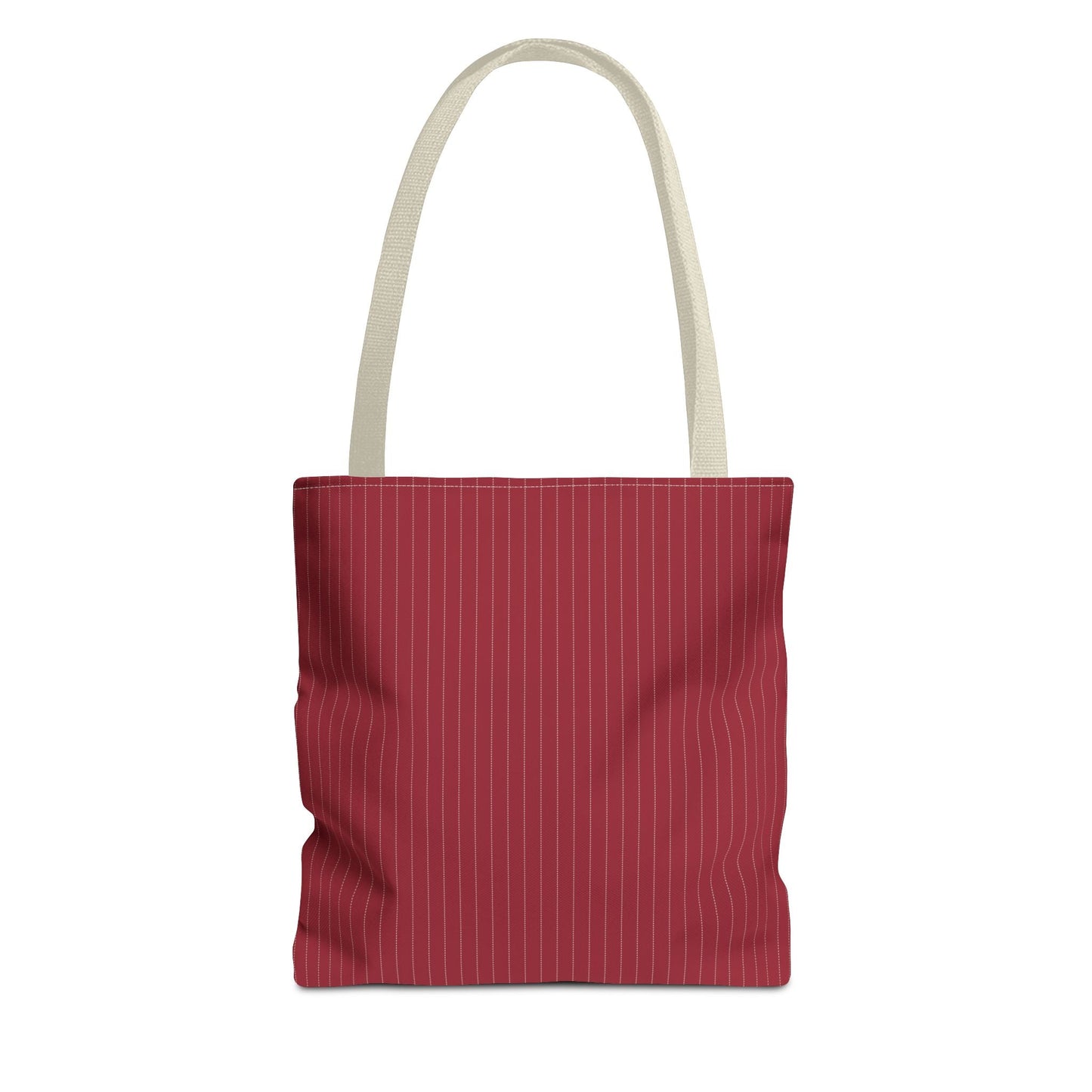 Tote Bags | Maroon & White | Pinstripe