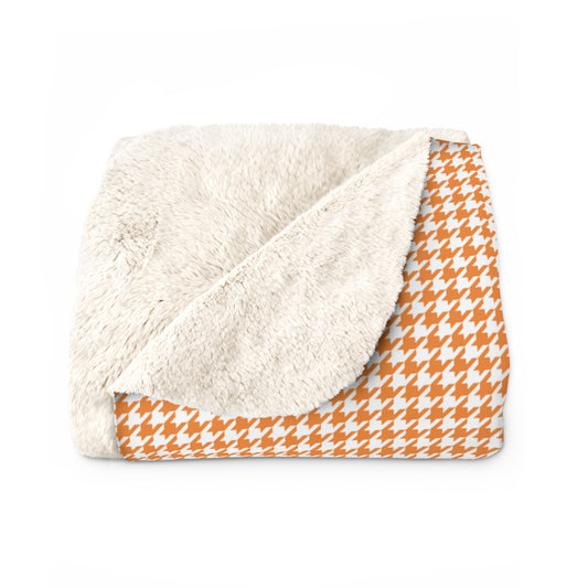 Sherpa Fleece Blanket | Knoxville, Tennessee | Houndstooth