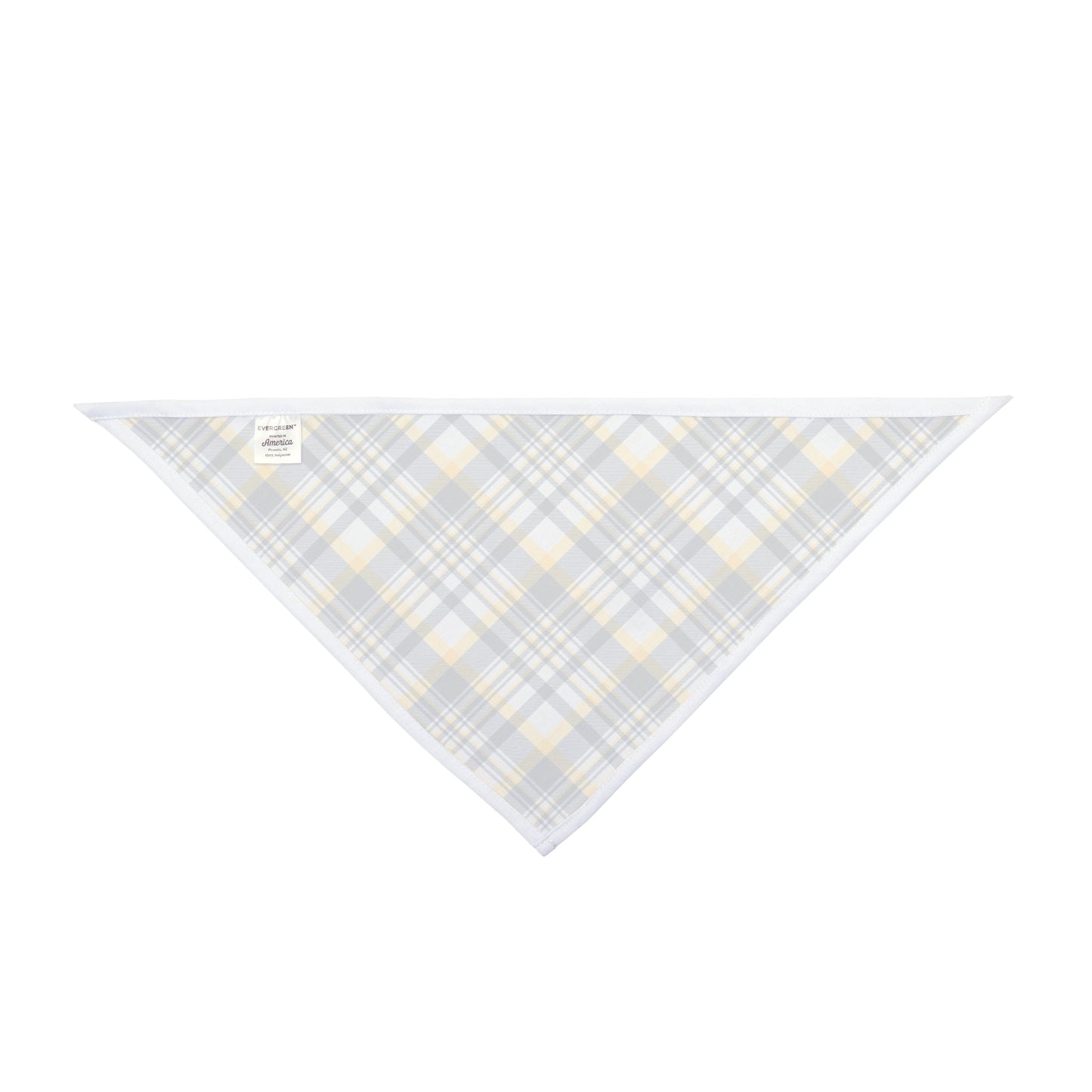 Pet Bandana | Yellow & Blue | Tartan
