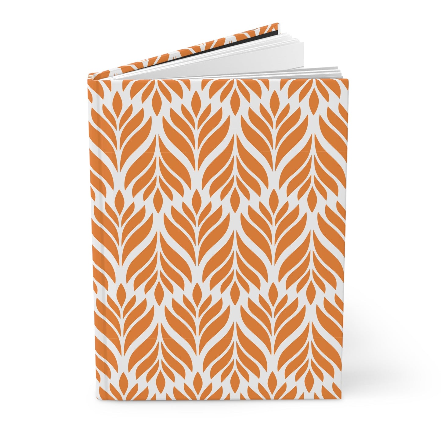Hardcover Journal | Orange & White | Palm