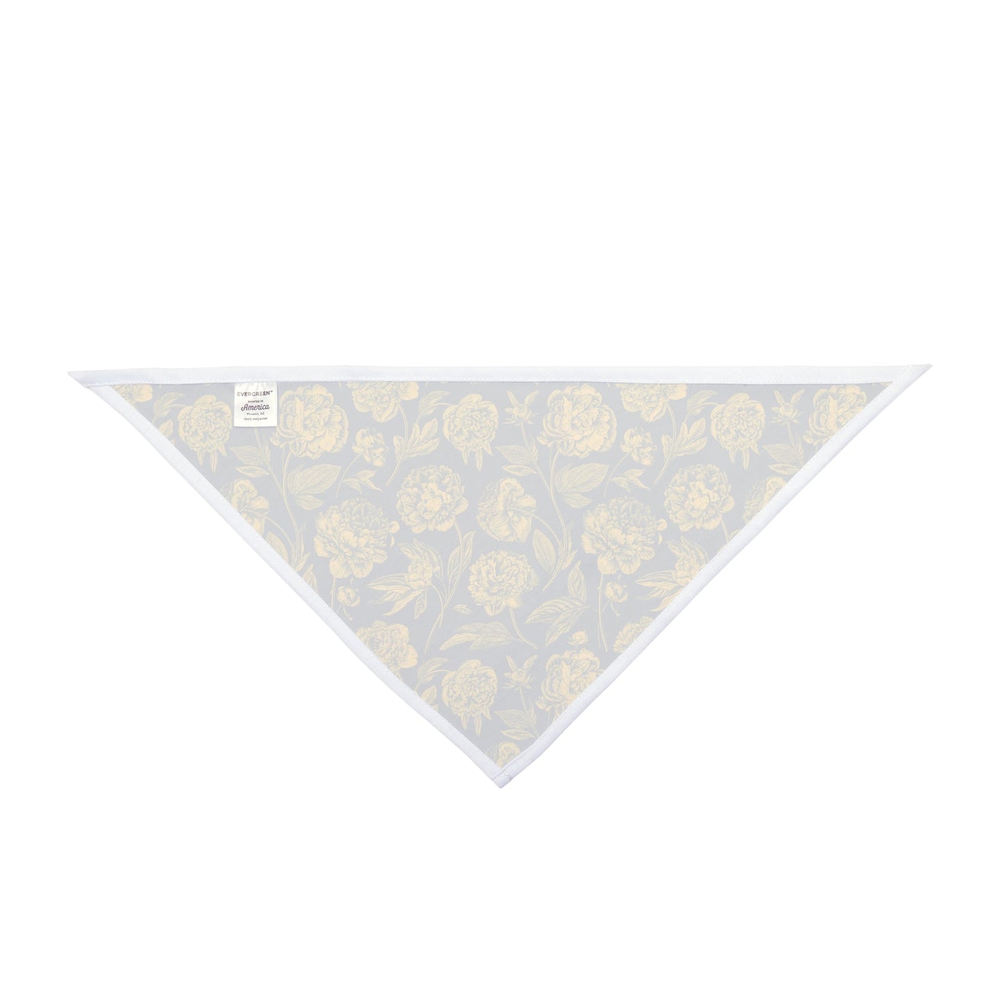 Pet Bandana | Yellow & Blue | Peony