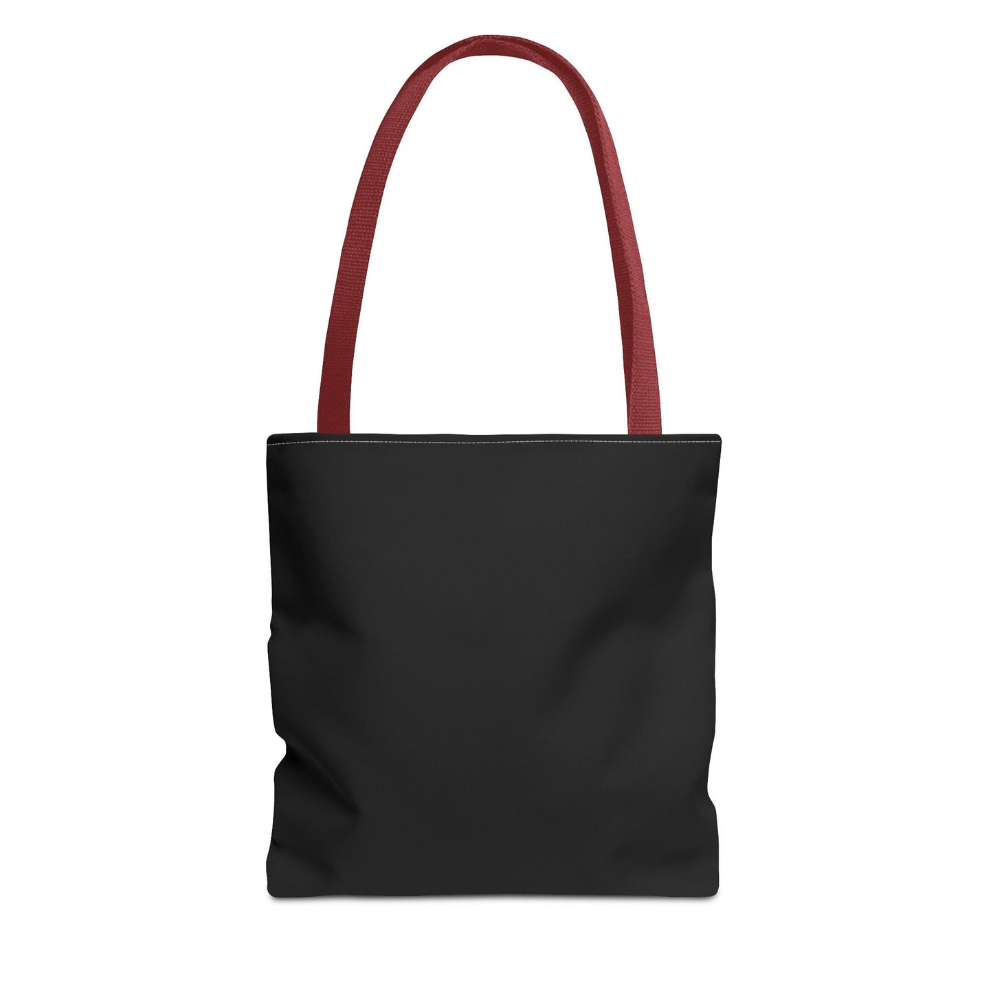Tote Bag | Red & Black | Black