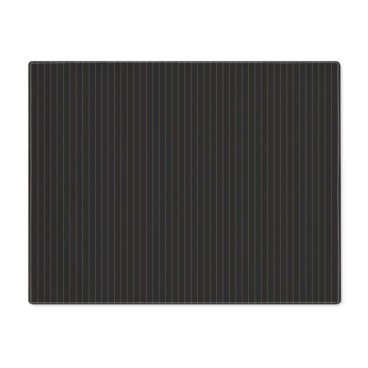 Placemat | Black & Gold | Pinstripe
