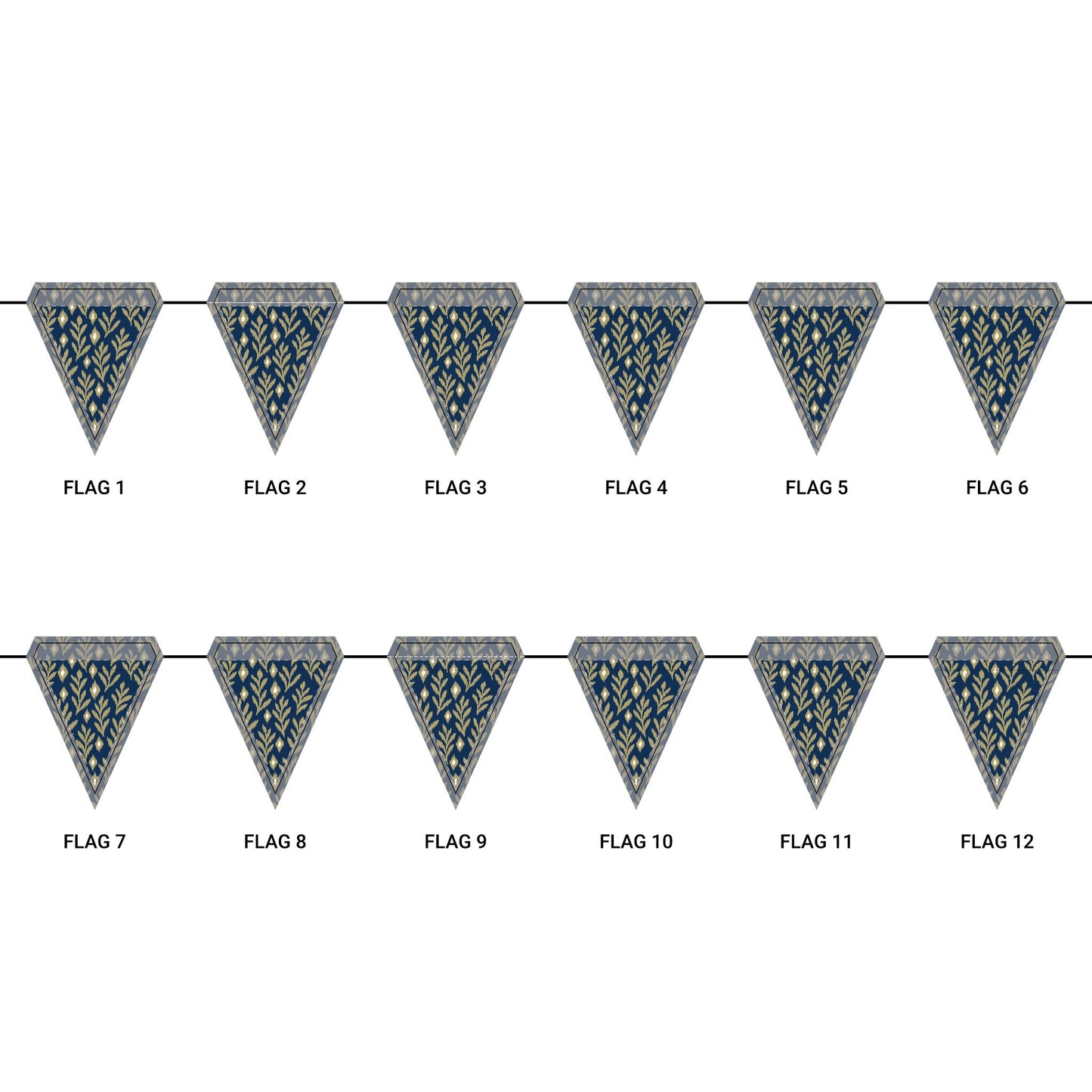 Flag Garland | Atlanta, Georgia | Laurel