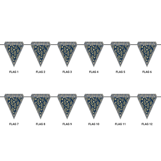 Flag Garland | Atlanta, Georgia | Laurel