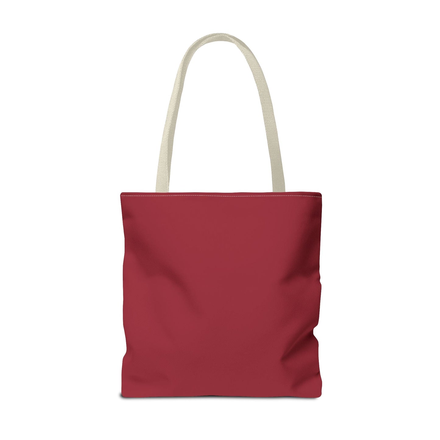 Tote Bag | Maroon & White | Red