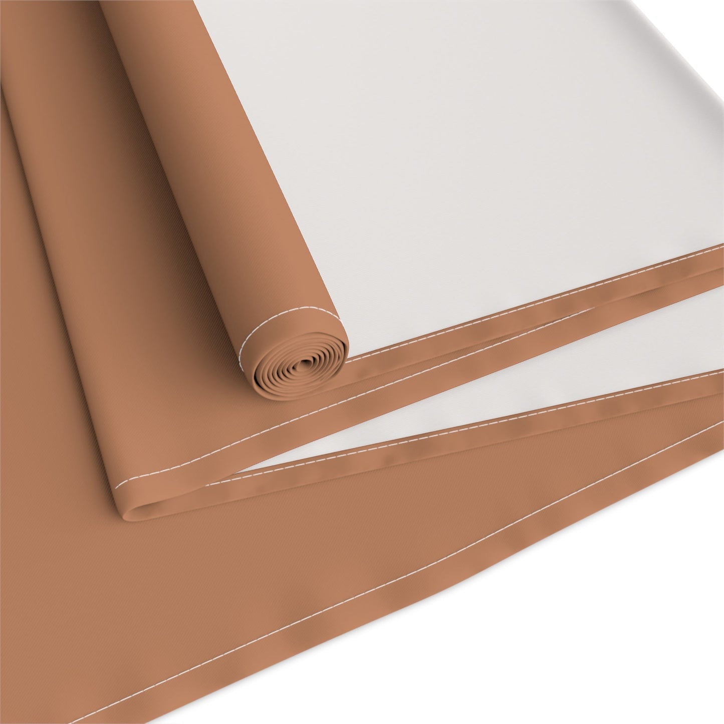 Table Runner | Dark Orange & White | Dark