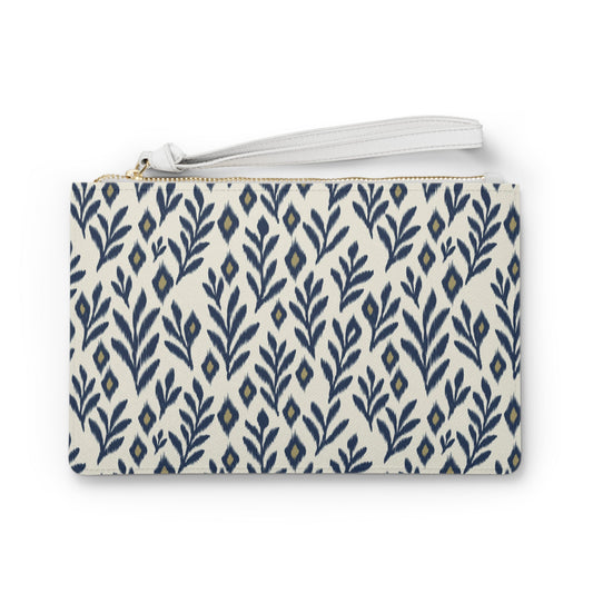 Clutch Bag | Gold & Blue | Laurel